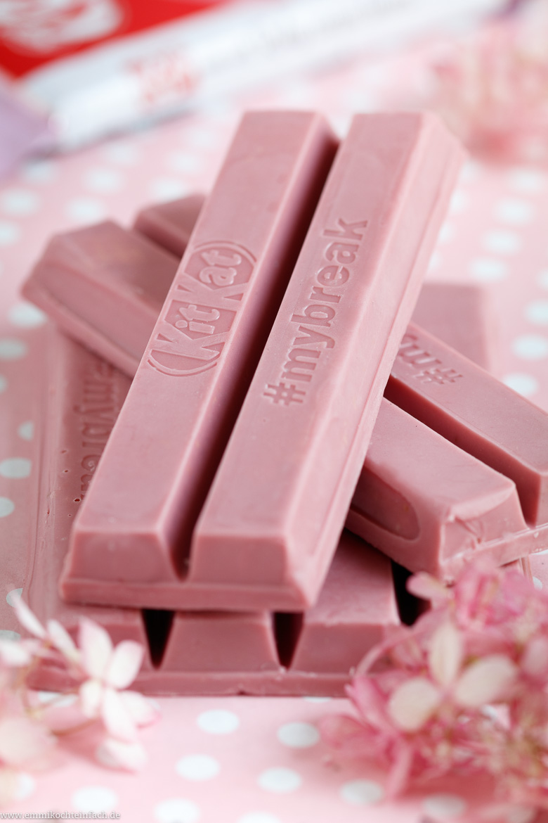 KitKat Ruby - die rosa Schokolade - www.emmikochteinfach.de