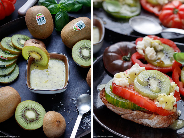 Lecker belegt auf geröstete Ciabatta Brotscheiben- www.emmikochteinfach.de